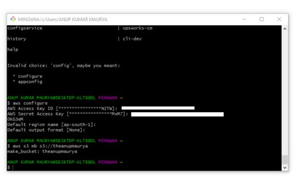 How to Upload Objects Using both the CLI and API methods in S3 bucket
