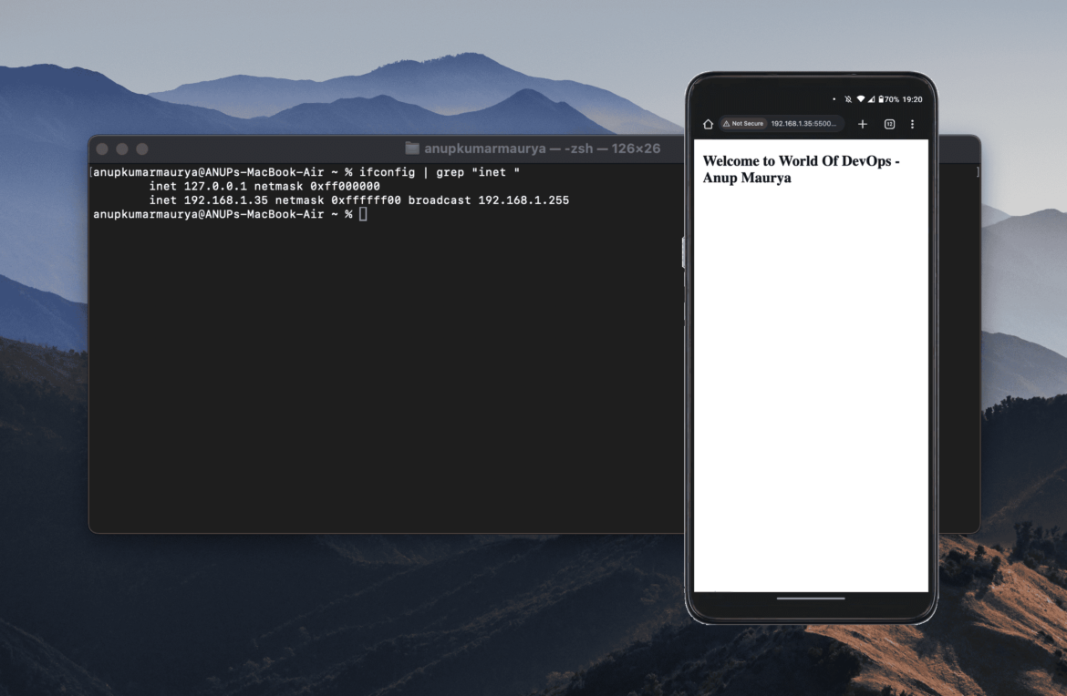 How to View Localhost Web Apps on Your Phone